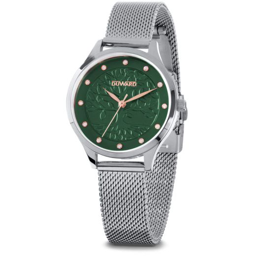 D25345.03 Reloj Duward mujer caja de acero y brazalete acero, movimiento cuarzo