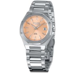 D25433.20 Reloj DUWARD de Mujer Elegante de acero 316L esfera rosa 10 Atm