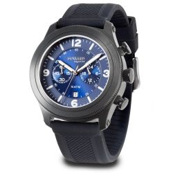 D85528.55 Reloj Deportivo de hombre DUWARD Aquastar Cronógrafo caja acero IP negra esfera azul