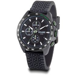 D85540.63 Reloj Duward de hombre deportivo Cronógrafo caja acero IP negra cristal zafiro 100Atm