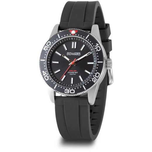 D85345.02 Reloj Duward hombre caja acero inoxidable 316L movimienro solar esfera negra