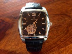 Reloj Festina de hombre F6753/2 automático caja de acero 316L inoxidable correa de piel elegante