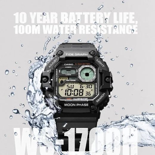 Reloj CASIO hombre CASIO WS-1500H-1AVEF funcional y elegante
