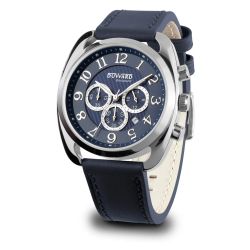 D85529.05 Reloj Duward hombre Sport Cronógrafo caja acero 316L esfera azul sumergible 10 Atm