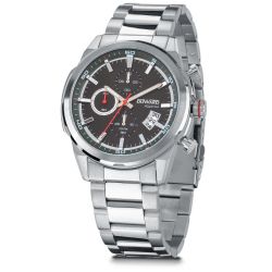 D95542.03 Reloj Hombre deportivo DUWARD Aquastar esfera negra cronógrafo y calendario