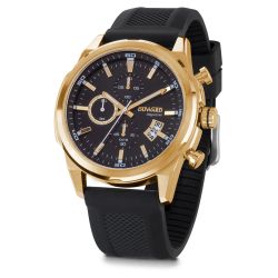 D85542.12 Reloj Hombre DUWARD Aquastar caja de acero dorada sumergible 10 atm