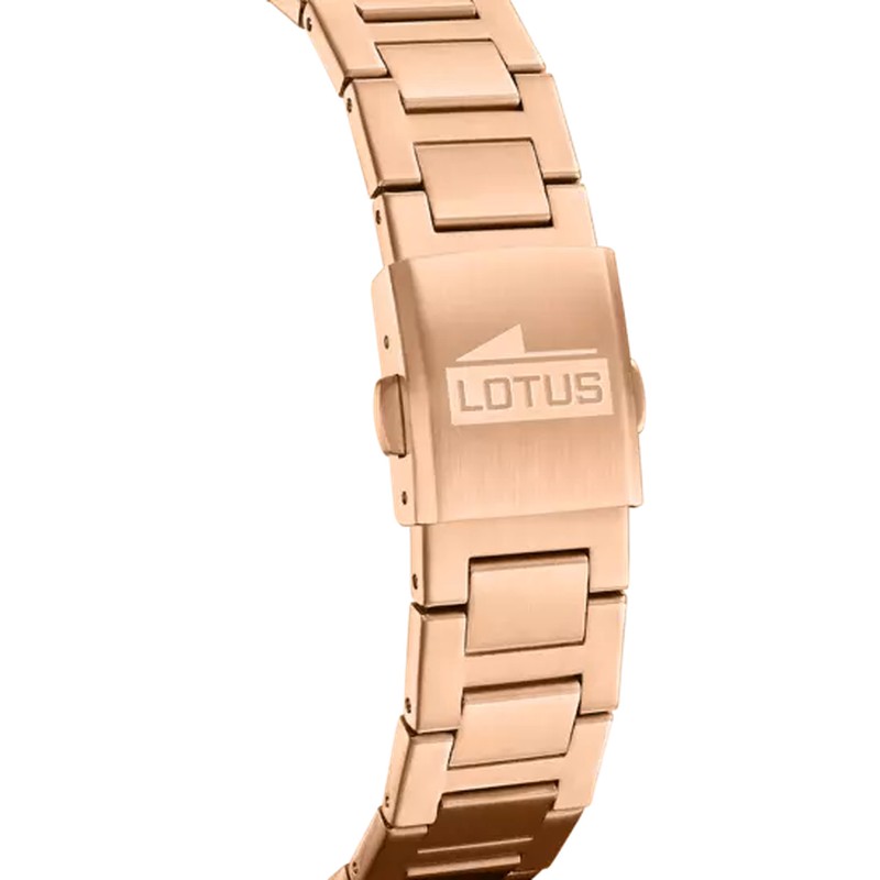 18126-1 Reloj Lotus mujer esfera transparente caja y pulsera de acero  inoxidable 316L — Joyeria Pont