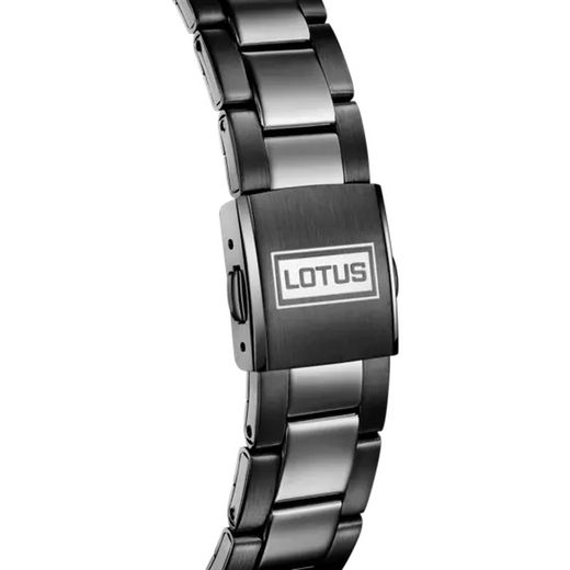 Reloj Lotus hombre 18905/1 color negro correa de acero inoxidable 316L