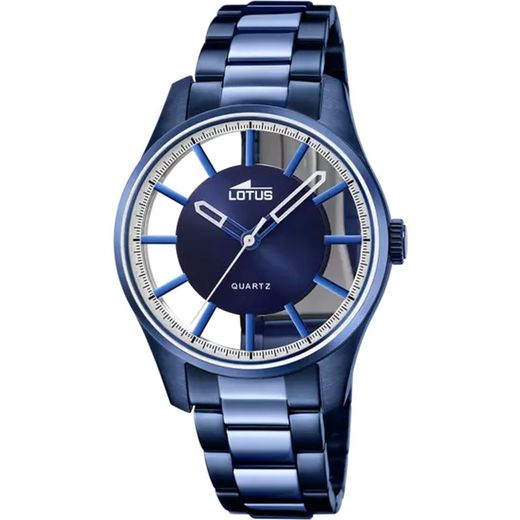Reloj Lotus hombre 18905/1 color negro correa de acero inoxidable 316L