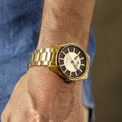 Reloj Lotus hombre 18905/1 color negro correa de acero inoxidable 316L