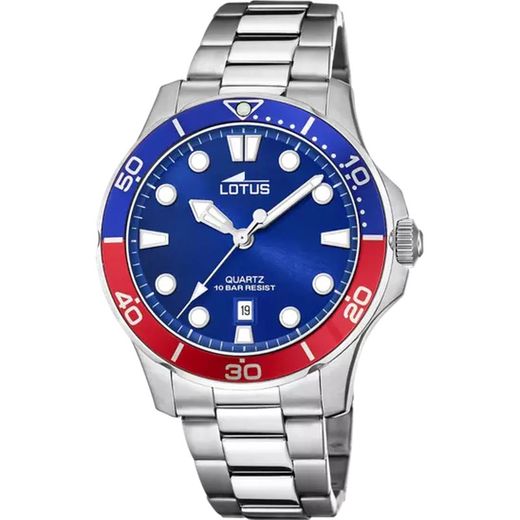 Reloj Lotus hombre colección EXCELLENT 18759/4 azul correa de acero 316L