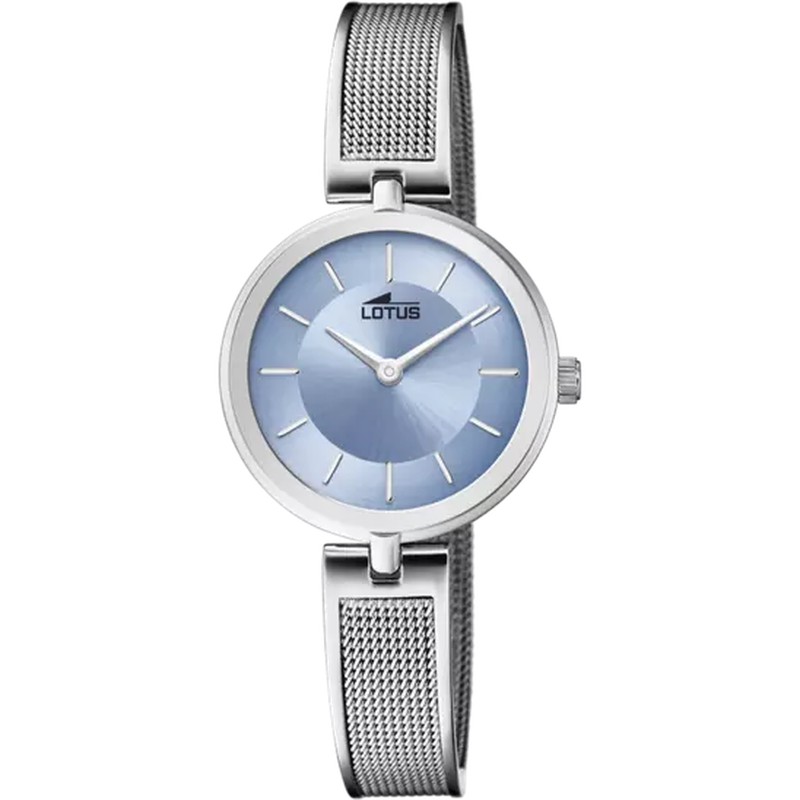 18126-1 Reloj Lotus mujer esfera transparente caja y pulsera de acero  inoxidable 316L — Joyeria Pont