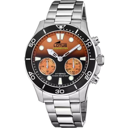 Reloj Lotus Connected 18800/8 color naranja y negro de hombre