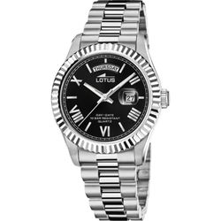 Reloj Lotus FREEDOM 18854/4 negro de hombre correa de acero inoxidable 316L