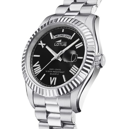 Reloj Lotus FREEDOM 18854/4 negro de hombre correa de acero inoxidable 316L