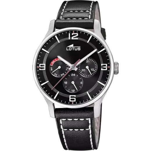 Reloj Lotus hombre 18834/1 esfera gris, correa de cuero