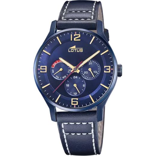 Reloj Lotus hombre 18834/1 esfera gris, correa de cuero