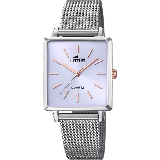 Reloj Lotus Trendy de mujer 18718/3 azul con correa de acero inoxidable 316L