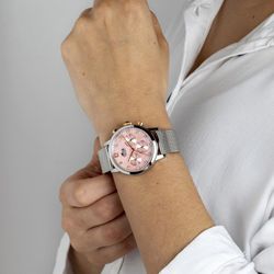 Reloj LOTUS TRENDY mujer 18676/2 esfera rosa correa de acero 316L