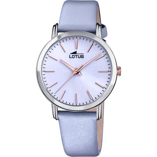 Reloj LOTUS TRENDY mujer 18738/3 esfera azul elegante correa de piel