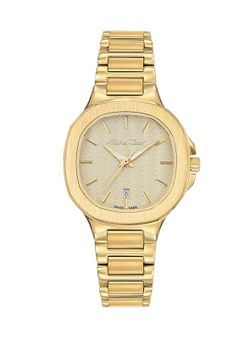 Reloj Mathey TISSOT mujer modelo Evasión D152PDI de acero inoxidable 316L con baño de oro y tratamiento IP para mujer, colección Evasión,