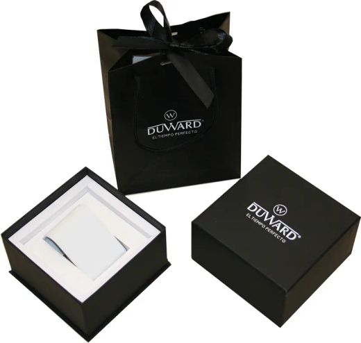 D25429.06 Reloj DUWARD para mujer de acero con calendario y semanario bisel rosado 10 atm