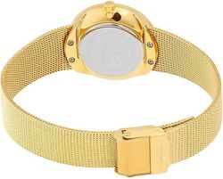Reloj TISSOT mujer chapado en oro PVD amarillo colección Milly Ref D403PYI cristal recubierto de zafiro, esfera madreperla pulsera malla milanesa