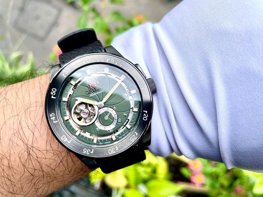 Reloj Orient de hombre RETRO FUTURE CAMERA GREEN automático sumergible 50 metros (5atm)