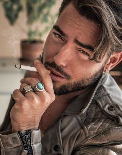 RM10A Anillo Plata de Palo con piedra natural y plata