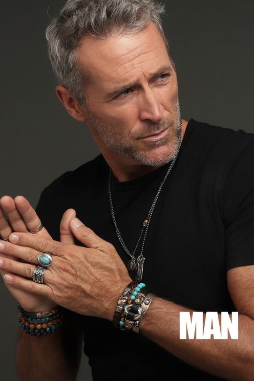 RM10A Anillo Plata de Palo con piedra natural y plata