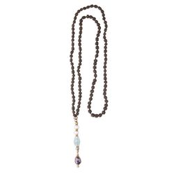 Rosario Plata de Palo modelo PERLE de cristal para mujer WN152X elegante