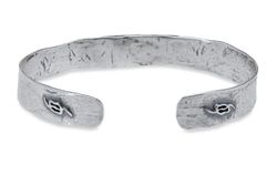 SB118X Pulsera Plata de Palo unisex rígida de plata 1ª ley 925 y bronce colección Memento robusta y elegante