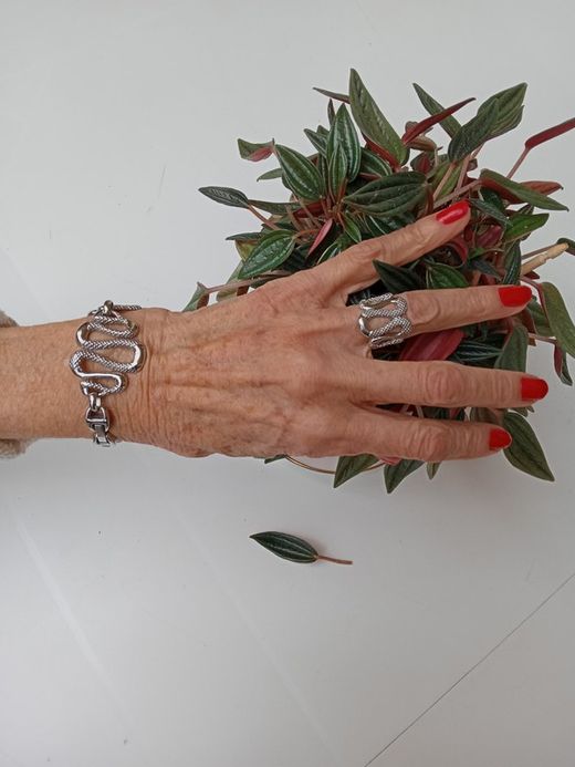 1616 Anillo acero Just Cavalli señora con forma