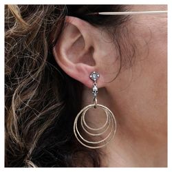 SE001X Pendientes Plata de Palo mujer aros colección SKULL