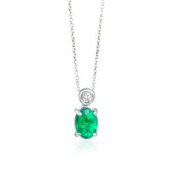 SKU N/D Colgante de mujer muy elegante de oro esmeralda y diamante