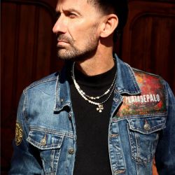 SN047X Collar Plata de Palo calaveras Jemaa de Plata 925, perlas de agua dulce y hematites