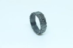 Sortija TIBET 2 LINEAS de plata para mujer