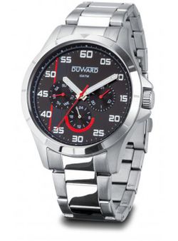 Reloj Duward hombre colección SPORT Desert D95712.04 negro correa de acero 316L