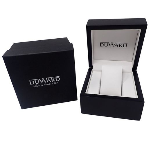Reloj Duward hombre colección ELEGANCE Stilne D85409.12 negro, correa de piel