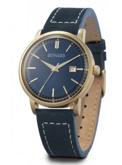 Reloj Duward hombre colección ELEGANCE Stilne D85409.12 negro, correa de piel