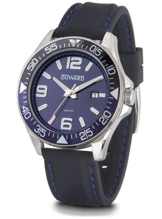 SPORT Earthquake D85431.05 Reloj DUWARD deportivo analógico para hombre, para uso al aire libre o hacer ejercicio, resistente al agua a 10ATM correa de silicona