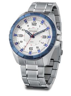Reloj Duward de hombre estiloso SPORT Marsh Ref D95304.71 acero inoxidable 316L cristal acabado zafiro esfera blanco elegante