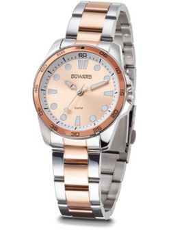 SPORT Mud D25354.48 Reloj Duward mujer acero inoxidable 316L bicolor rosa cristal mineral zafiro