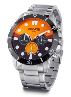 D95534.08 Reloj Duward de hombre modelo Sport Spate pulsera y caja de acero inoxidable 316L esfera bicolor