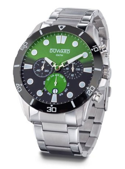 D95534.03 Reloj Duward hombre modelo SPORT Spate crono, calendario acero inoxidable 316L