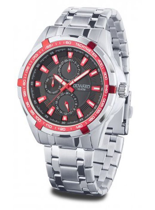 Reloj Duward de hombre Sport Thunder D95703.01 blanco y azul acero 316L