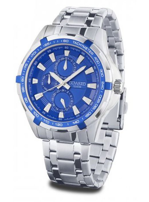 Reloj Duward de hombre Sport Thunder D95703.01 blanco y azul acero 316L