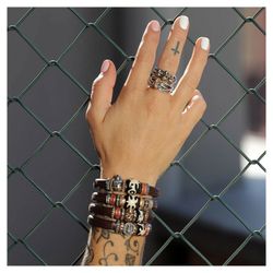 SR001X Anillo Plata de Palo colección Skull