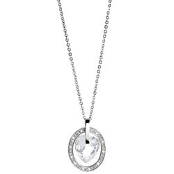 SRN01 Colgante mujer modelo eclipse acero inoxidable corazón