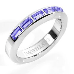 9034 Anillo MORELLATO de mujer piedra natural agua marina y amatista colección inlove